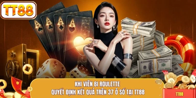 Khi viên bi Roulette quyết định kết quả trên 37 ô số tại TT88